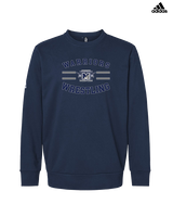 Manasquan HS Wrestling Curve - Mens Adidas Crewneck