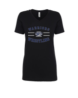 Manasquan HS Wrestling Curve - Womens V-Neck
