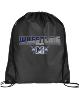 Manasquan HS Wrestling Cut - Drawstring Bag