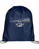 Manasquan HS Wrestling Cut - Drawstring Bag