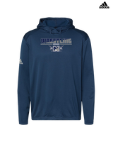 Manasquan HS Wrestling Cut - Mens Adidas Hoodie