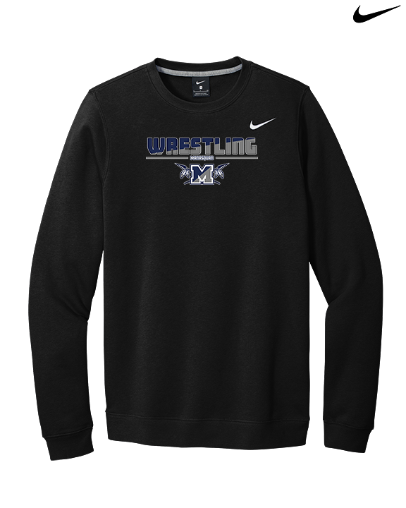 Manasquan HS Wrestling Cut - Mens Nike Crewneck