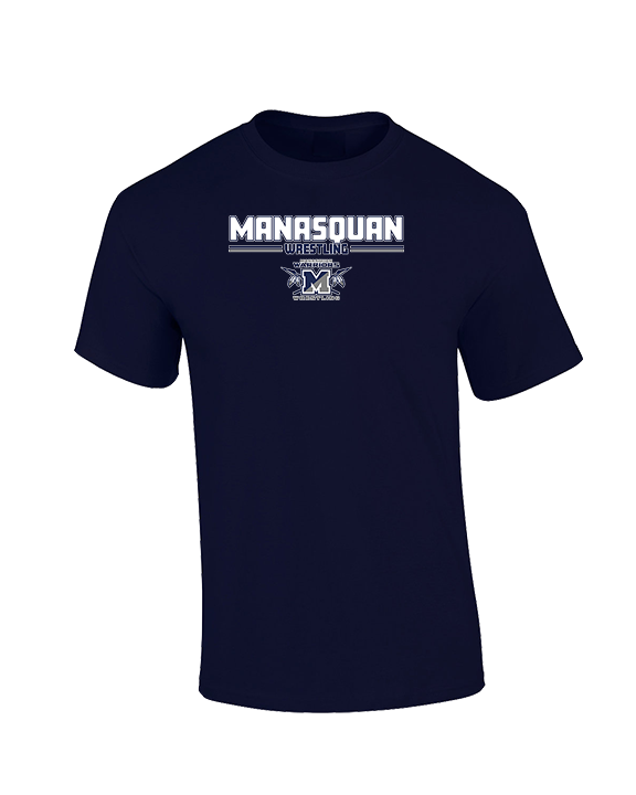 Manasquan HS Wrestling Keen - Cotton T-Shirt