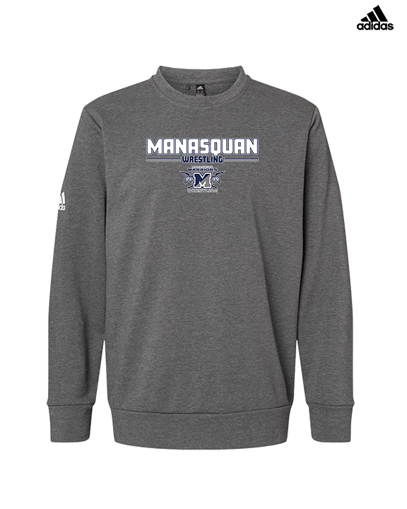 Manasquan HS Wrestling Keen - Mens Adidas Crewneck