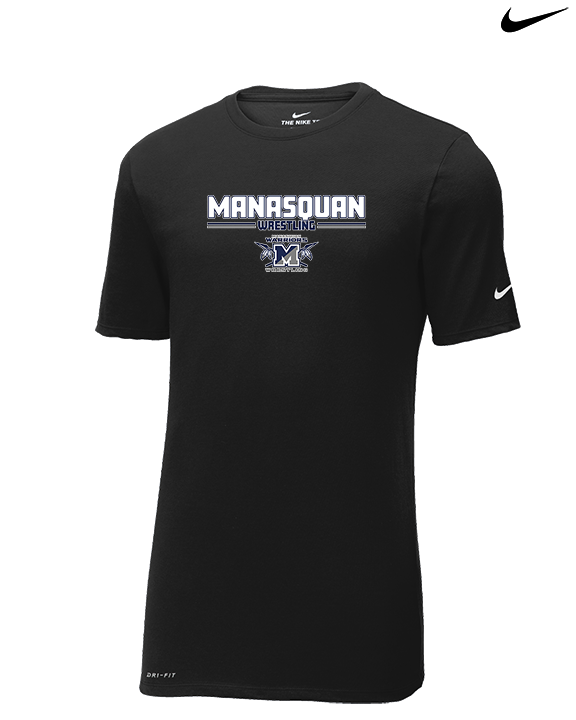Manasquan HS Wrestling Keen - Mens Nike Cotton Poly Tee