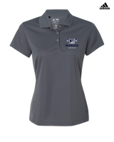 Manasquan HS Wrestling Shadow - Adidas Womens Polo