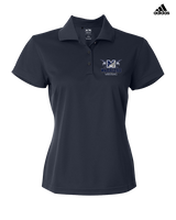 Manasquan HS Wrestling Shadow - Adidas Womens Polo