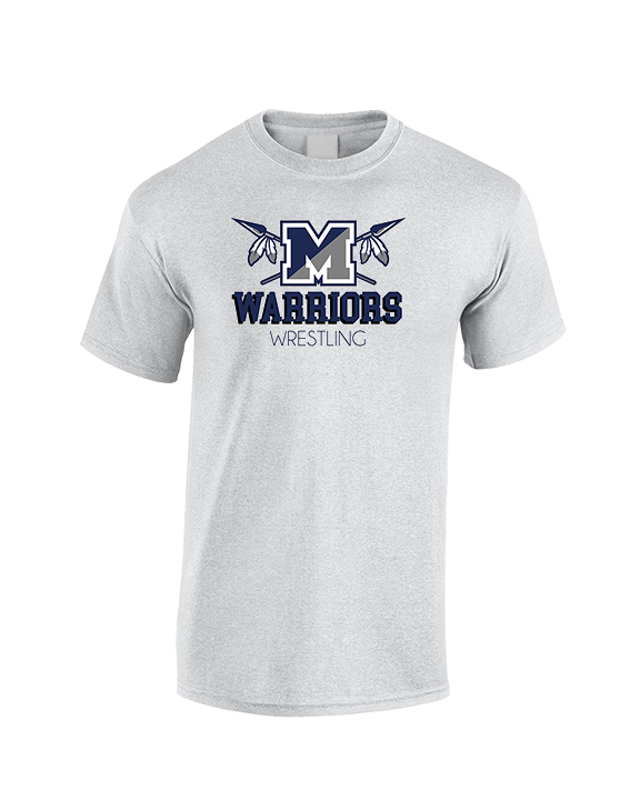 Manasquan HS Wrestling Shadow - Cotton T-Shirt