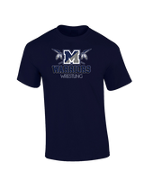 Manasquan HS Wrestling Shadow - Cotton T-Shirt
