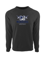 Manasquan HS Wrestling Shadow - Crewneck Sweatshirt