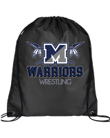 Manasquan HS Wrestling Shadow - Drawstring Bag