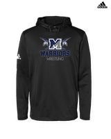 Manasquan HS Wrestling Shadow - Mens Adidas Hoodie