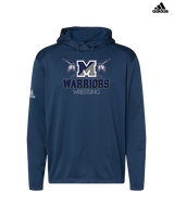 Manasquan HS Wrestling Shadow - Mens Adidas Hoodie