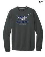 Manasquan HS Wrestling Shadow - Mens Nike Crewneck