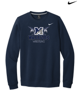 Manasquan HS Wrestling Shadow - Mens Nike Crewneck