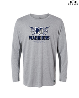 Manasquan HS Wrestling Shadow - Mens Oakley Longsleeve