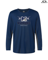 Manasquan HS Wrestling Shadow - Mens Oakley Longsleeve