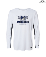 Manasquan HS Wrestling Shadow - Mens Oakley Longsleeve