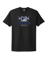 Manasquan HS Wrestling Shadow - Mens Select Cotton T-Shirt