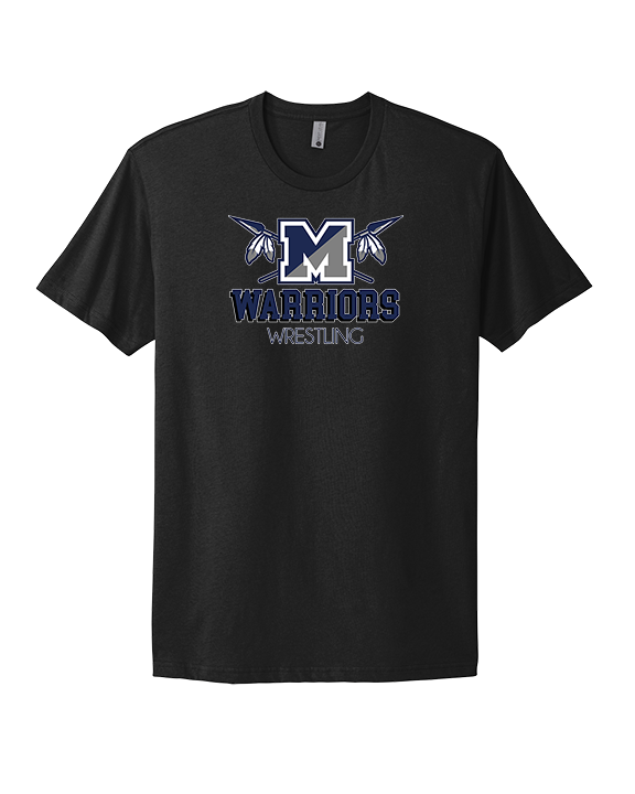 Manasquan HS Wrestling Shadow - Mens Select Cotton T-Shirt