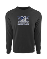 Manasquan HS Wrestling Split - Crewneck Sweatshirt