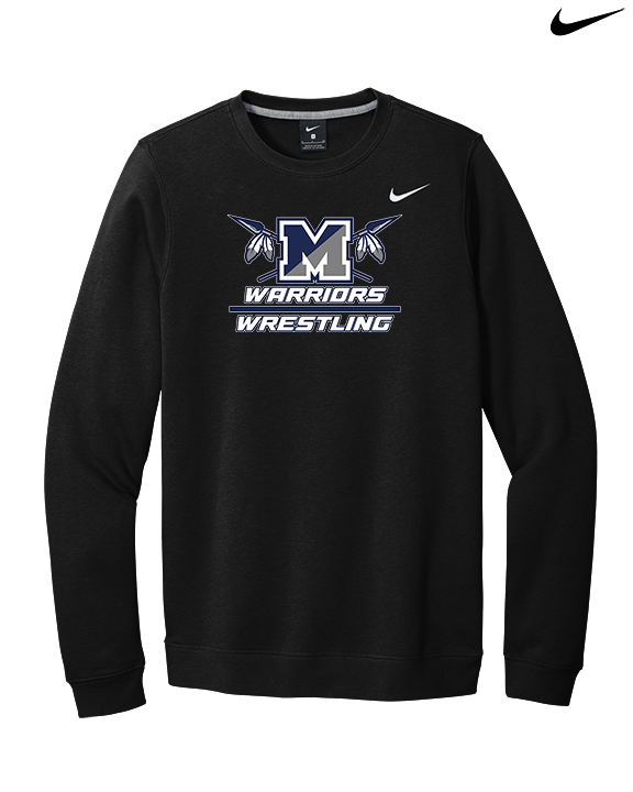 Manasquan HS Wrestling Split - Mens Nike Crewneck
