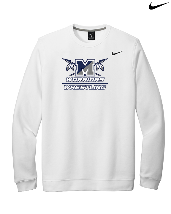 Manasquan HS Wrestling Split - Mens Nike Crewneck