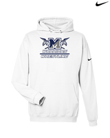 Manasquan HS Wrestling Split - Nike Club Fleece Hoodie