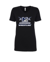 Manasquan HS Wrestling Split - Womens Vneck