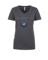 Manchester Valley HS Full Football - Womens Vneck