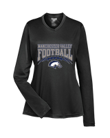 Manchester Valley HS School Football - Womens Performance Longsleeve
