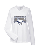 Manchester Valley HS School Football - Womens Performance Longsleeve