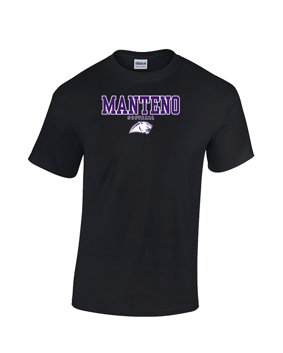 Manteno HS Softball Block - Cotton T-Shirt