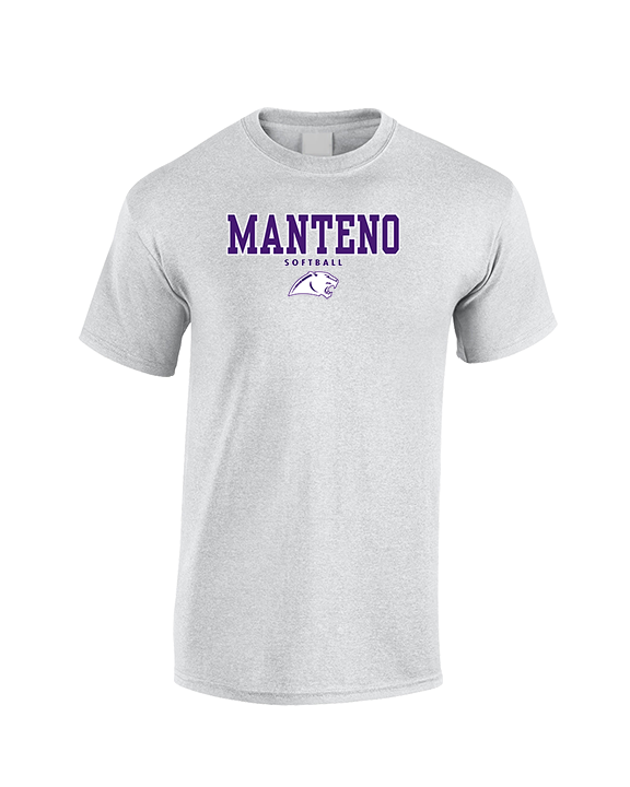 Manteno HS Softball Block - Cotton T-Shirt