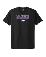 Manteno HS Softball Block - Mens Select Cotton T-Shirt