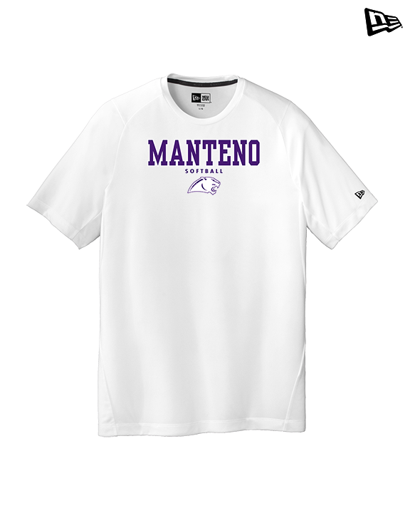 Manteno HS Softball Block - New Era Performance Shirt