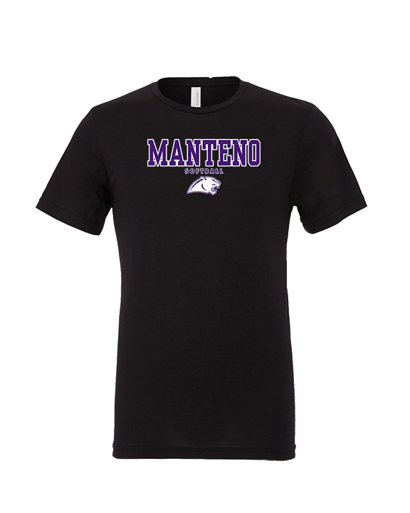 Manteno HS Softball Block - Tri-Blend Shirt