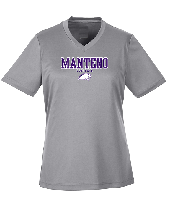 Manteno HS Softball Block - Womens Performance Shirt