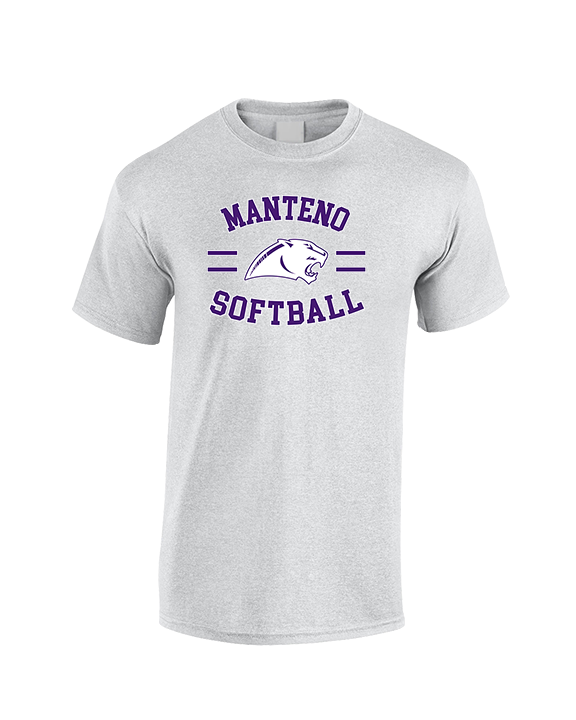 Manteno HS Softball Curve - Cotton T-Shirt