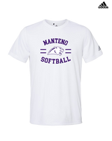 Manteno HS Softball Curve - Mens Adidas Performance Shirt