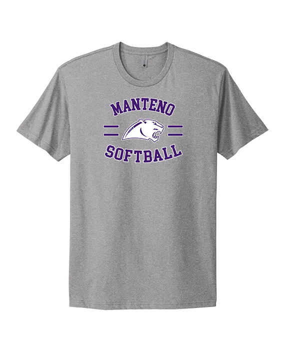 Manteno HS Softball Curve - Mens Select Cotton T-Shirt