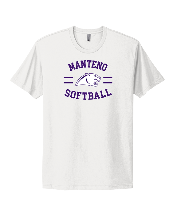 Manteno HS Softball Curve - Mens Select Cotton T-Shirt