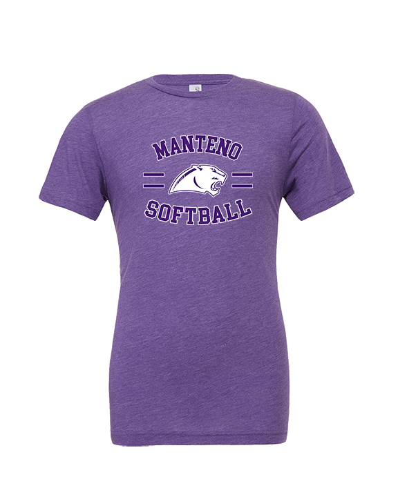 Manteno HS Softball Curve - Tri-Blend Shirt