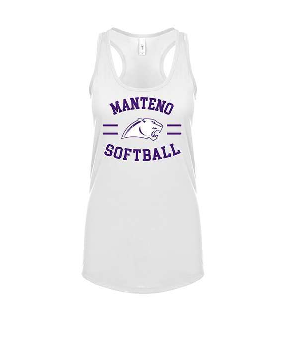 Manteno HS Softball Curve - Womens Tank Top