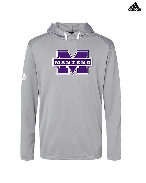 Manteno HS Softball Logo M - Mens Adidas Hoodie