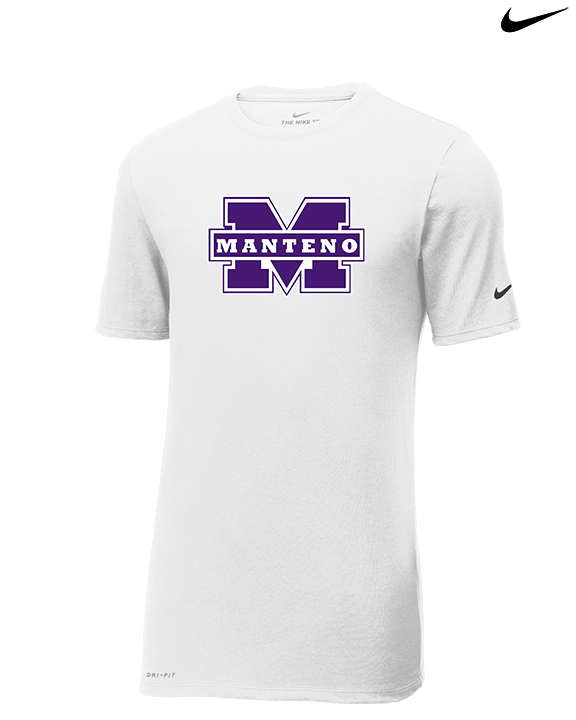 Manteno HS Softball Logo M - Mens Nike Cotton Poly Tee