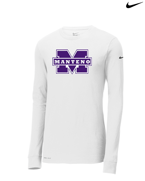 Manteno HS Softball Logo M - Mens Nike Longsleeve