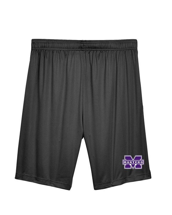 Manteno HS Softball Logo M - Mens Training Shorts with Pockets