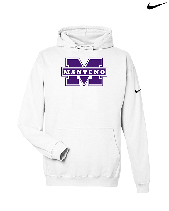 Manteno HS Softball Logo M - Nike Club Fleece Hoodie