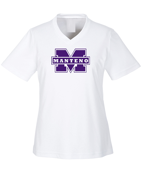Manteno HS Softball Logo M - Womens Performance Shirt